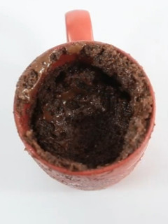Una foto de Pastel en Taza de Nutella