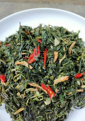 Foto resep Tumis daun singkong