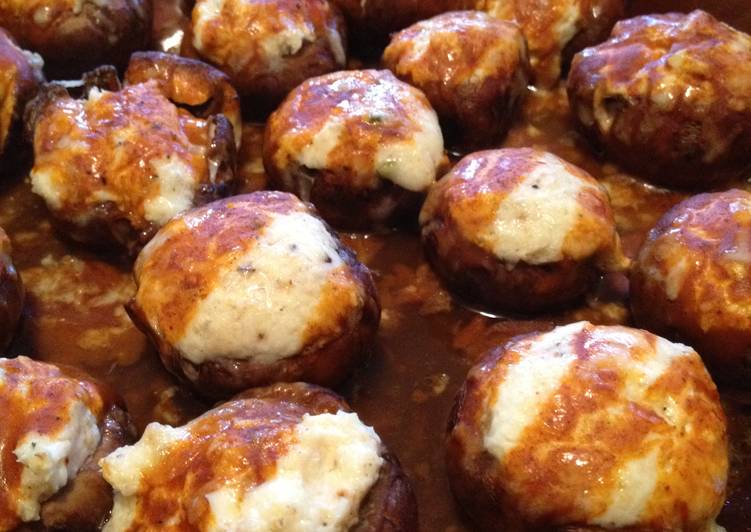 Enchilada Stuffed Mushrooms