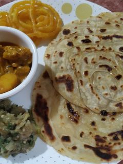 लच्छा पराठा (Lachha paratha recipe in hindi) रेसिपी मुख्य फोटो