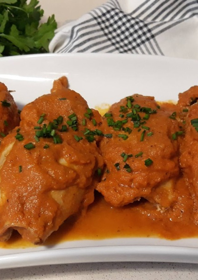 Una foto de Calamares rellenos de gambas