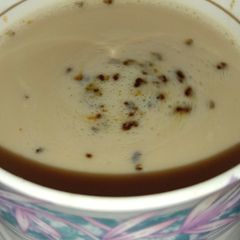 A picture of Hot bournvita milk.