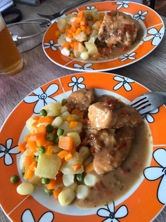 Una foto de Pollo a la cerveza 🍺