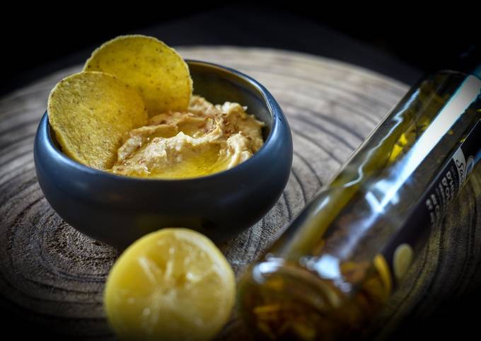 Houmous au citron confit