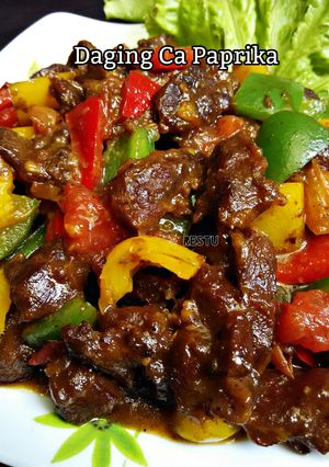 Foto resep Daging Ca Paprika