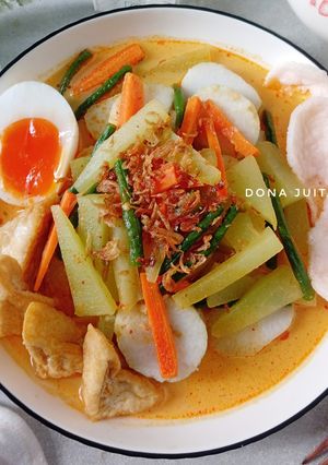 Foto resep Lontong Kuah Sayur