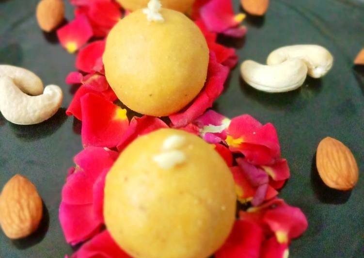 Easiest Way to Prepare Perfect Rava Besan Ladoo