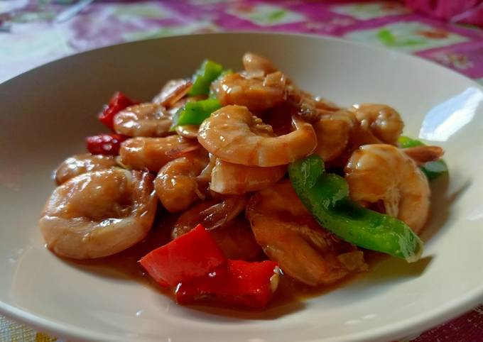 Udang saus asam manis