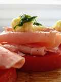 Ham & Tomato Stacks