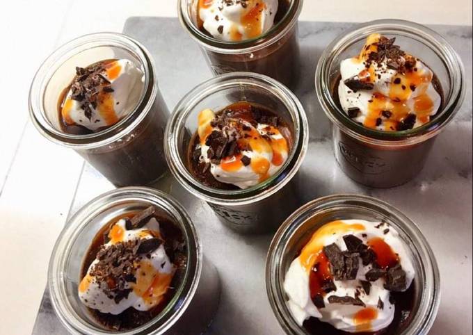 Il modo più semplice a Fai Perfetto Budino al cioccolato con arancia candita