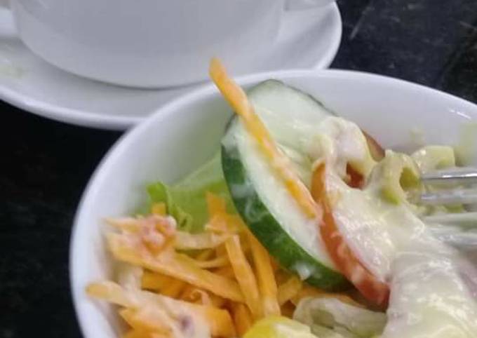 Salad sayuran simple