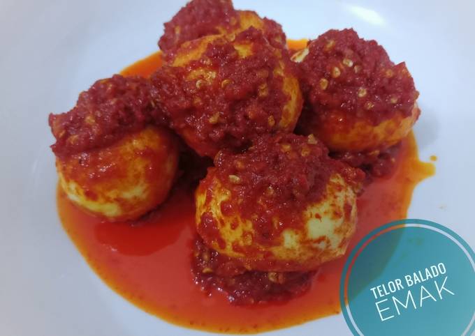 Anti Ribet, Buat Telor balado simple Wajib Dicoba