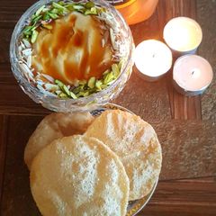 A picture of Caramel Srikand.