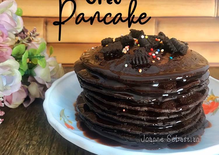 Cara Mudah Untuk Menyiapkan Masakan Oreo Pancake, Enak!!