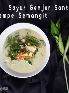 Foto resep Sayur Genjer Santan Tempe Semangit