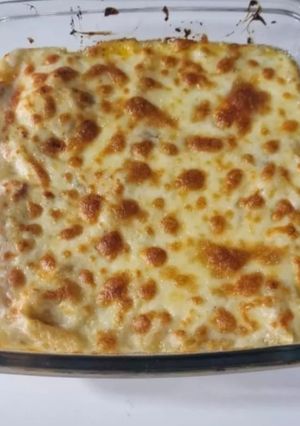 Foto principal de Macarrones con bechamel y carne picada