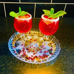 A picture of Pomegranate juice:.