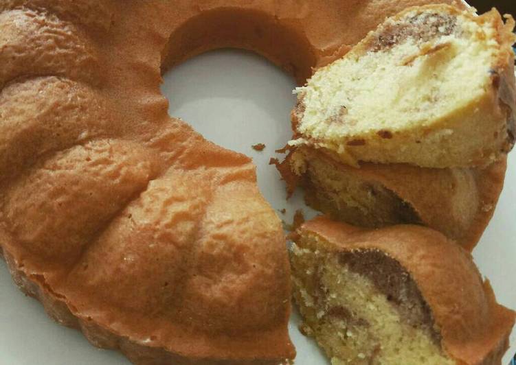 Bolu Marmer (Marble Cake) ala mama ameng