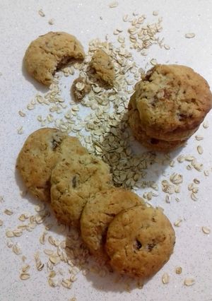 صورة لوصفة كوكيز الشوفان
