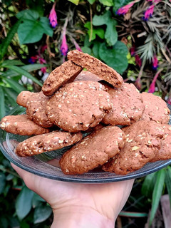 Una foto de 🍪 Galletitas de avena, naranja y cacao 🍪