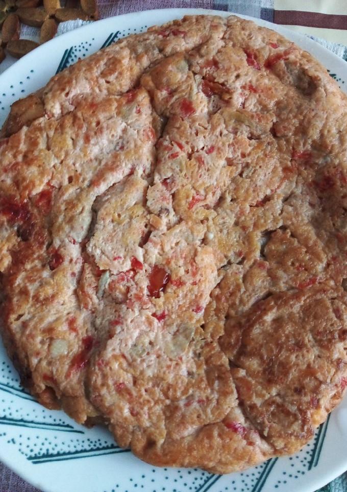 Una foto de Tortilla de pimientos