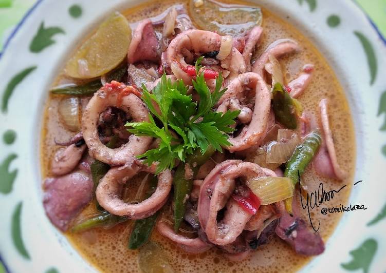 Resep Cumi Masak Santan, Sempurna