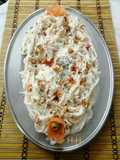 سباغيتي باللبن (الزبادي)