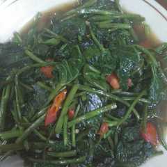 Kangkung saus tiram রেসিপির প্রধান ছবি