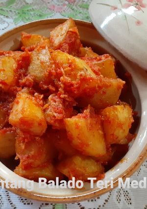 Foto resep Kentang Balado Teri Medan