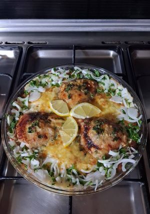 Une photo de Tajine Jben ou Gratin de Poulet aux Oeufs et Fromages 🍴
