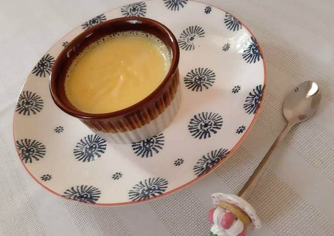 Flan aux oeufs sans caramel ❤