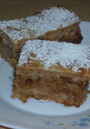 Diétás almáspite Évától recept fotója