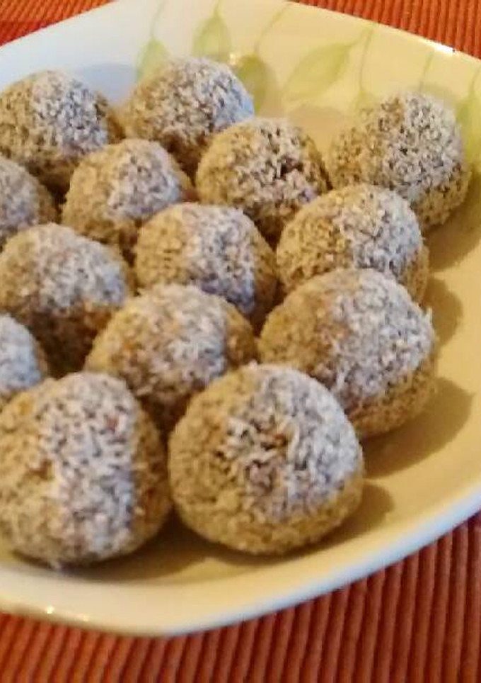 Una foto de Bombones de Avena, chocolate y dulce de leche