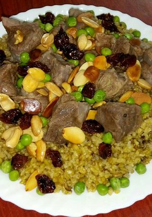 صورة لوصفة فريكه باللحمه