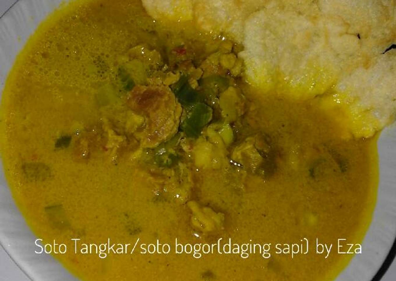 Soto tangkar/soto bogor