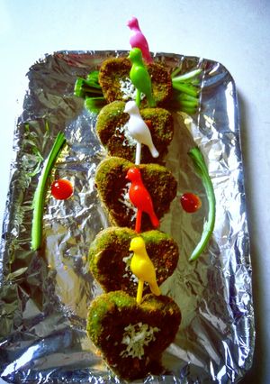 A picture of Veg Green Cutlets.