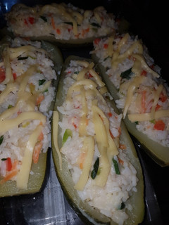 Una foto de Zapallitos rellenos *sin carne*