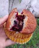 Muffins de banana y coco