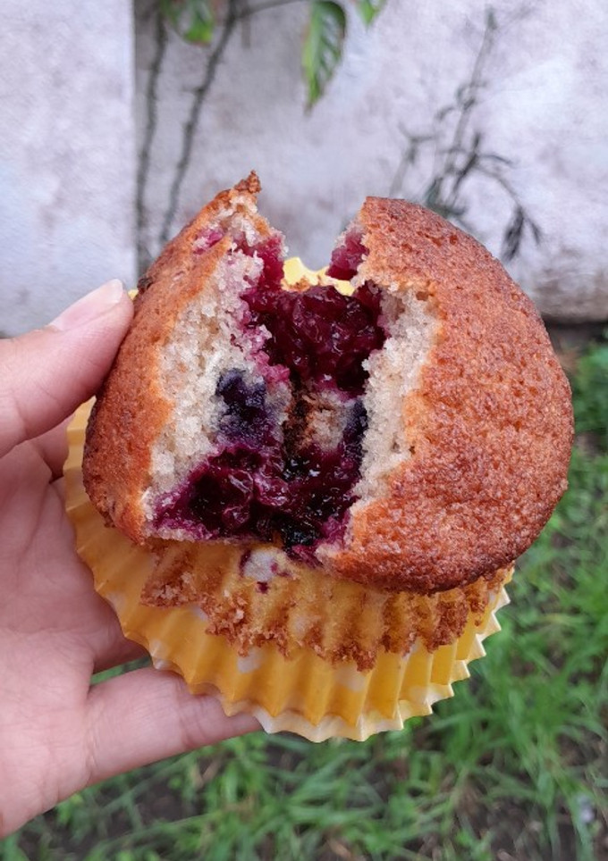 Una foto de Muffins de banana y coco