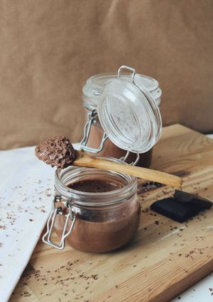 Foto de Mousse de chocolate preto