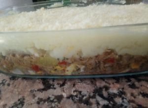 Una foto de Pastel de papá con pollo