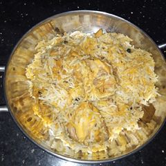 A picture of Indian Plum Chicken Biryani.