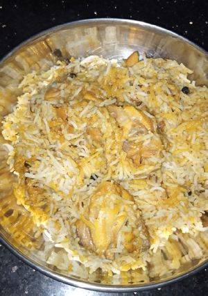 A picture of Indian Plum Chicken Biryani.