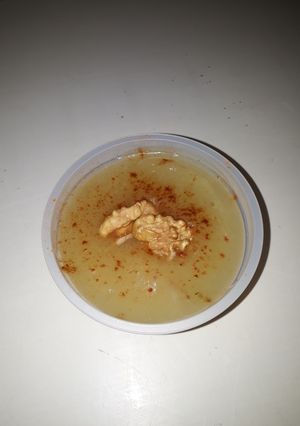 Una foto de Puré de manzana