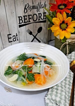 Foto resep Sayur Bening Pakcoy Wortel Segar 🥬🥕