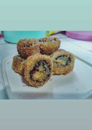 Foto resep Roti Goreng Pisang Coklat