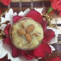 A picture of Potato Halwa.