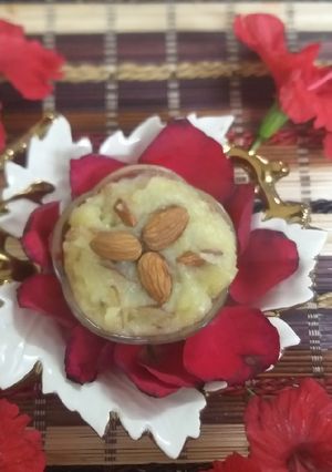 A picture of Potato Halwa.