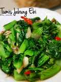 Tumis Jabung (Sawi Pahit) Ebi