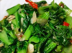 Foto resep Tumis Jabung (Sawi Pahit) Ebi
